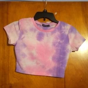Size 4 Tie Dye Crop Top from Shien